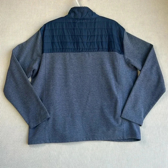 Eddie Bauer Mens XL 1/4 Zip Pullover Lightweight Jacket Blue - Picture 7 of 8